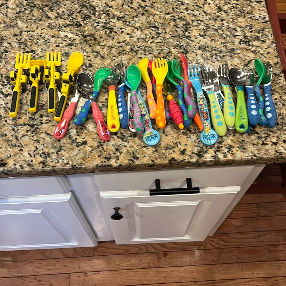 Children silverware lot